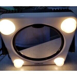 vintage 1980s Conair Makeup Squared Mirror model 0R2